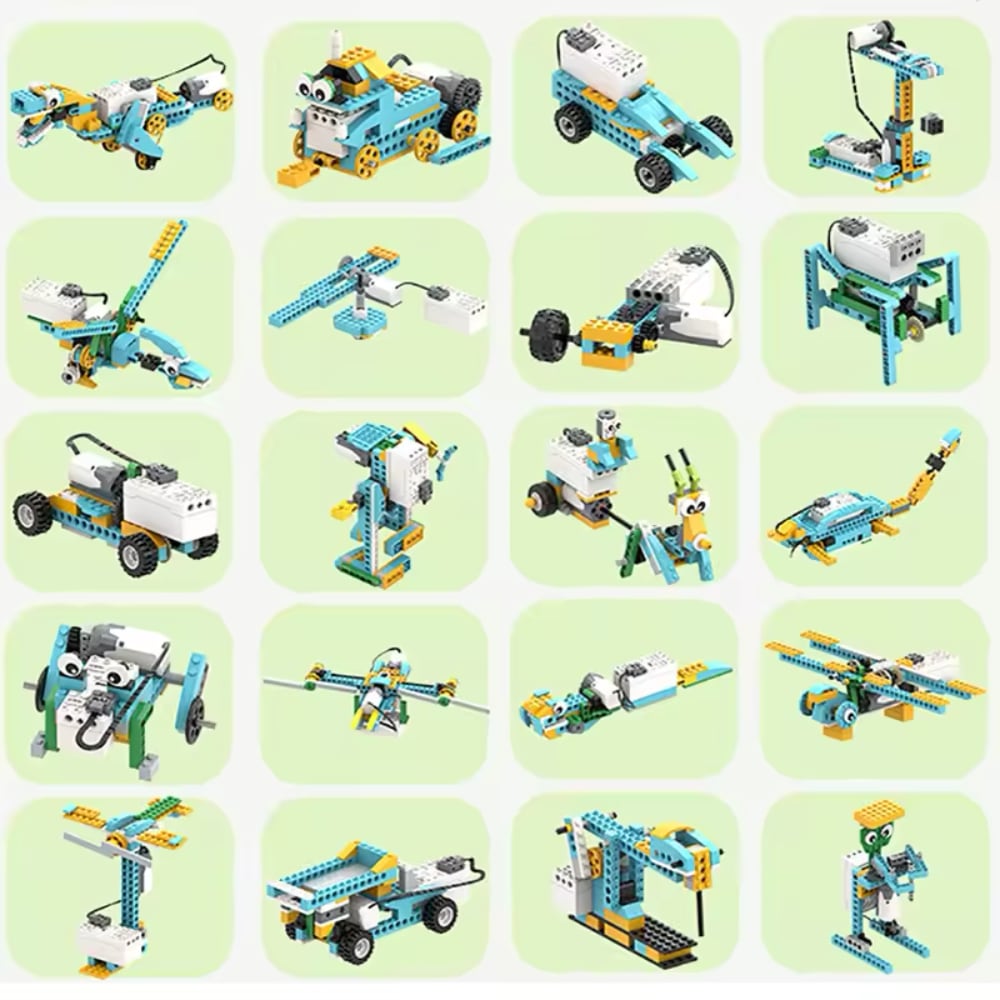 Roboter-Set für angehende Ingenieure 50-in-1 – Intelligentes DIY-Baukastenset mit 606 Teilen und Fernbedienung
