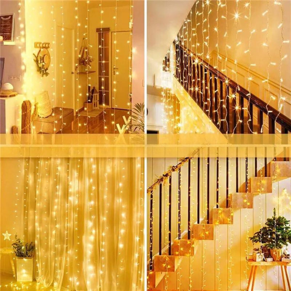 LED-Lichtvorhang 3x3m