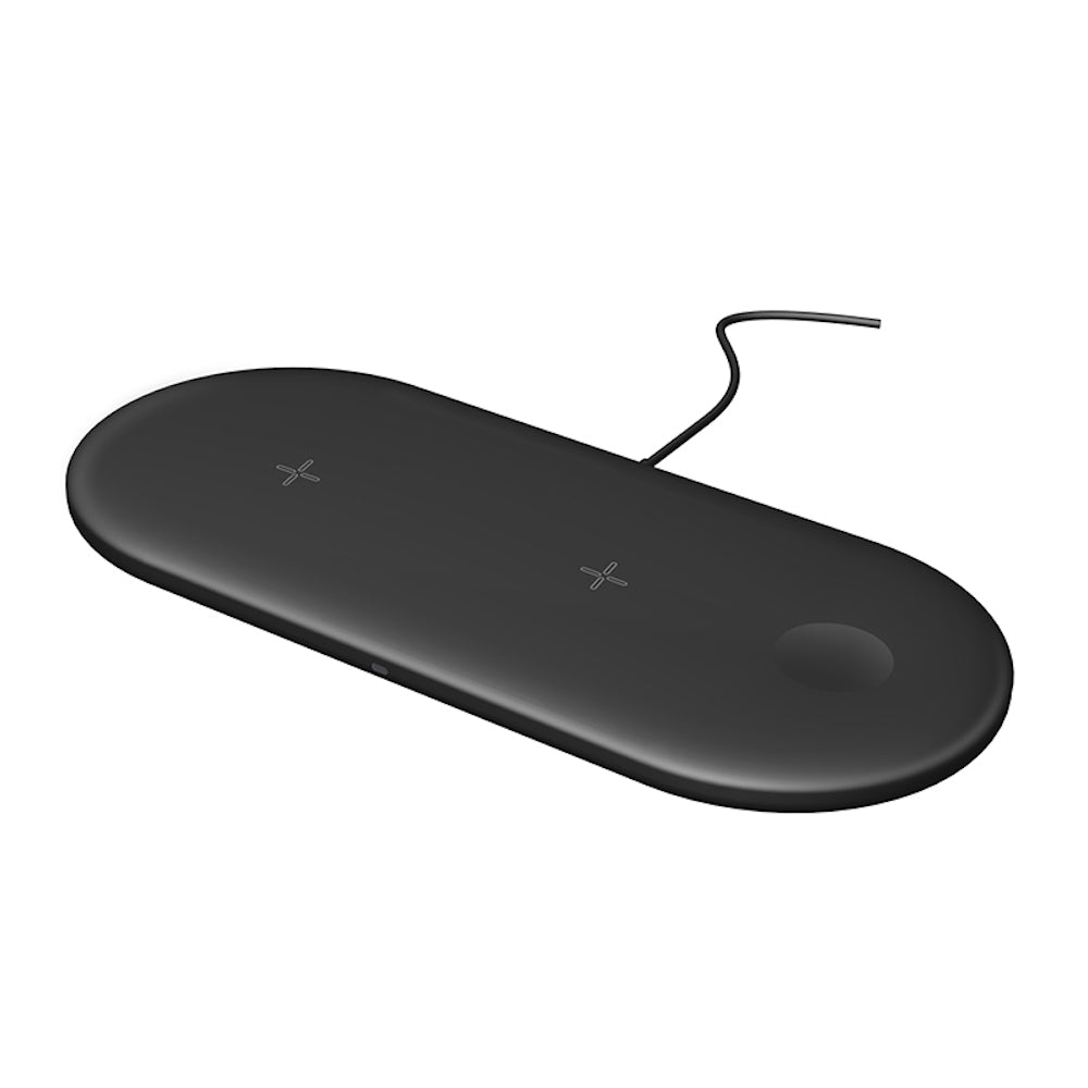 3 in 1 kabelloses Ladegerät für Mobiltelefon, Kopfhörer und Uhr