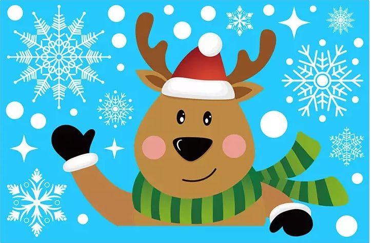 Weihnachtsaufkleber