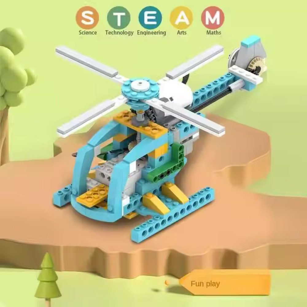 Roboter-Set für angehende Ingenieure 50-in-1 – Intelligentes DIY-Baukastenset mit 606 Teilen und Fernbedienung