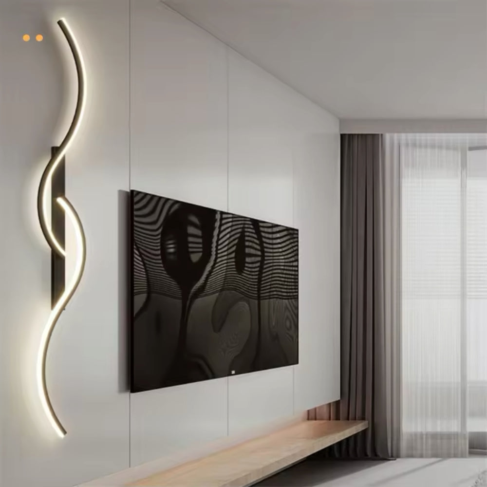 Verstellbare LED-Wandleuchte im skandinavischen Stil