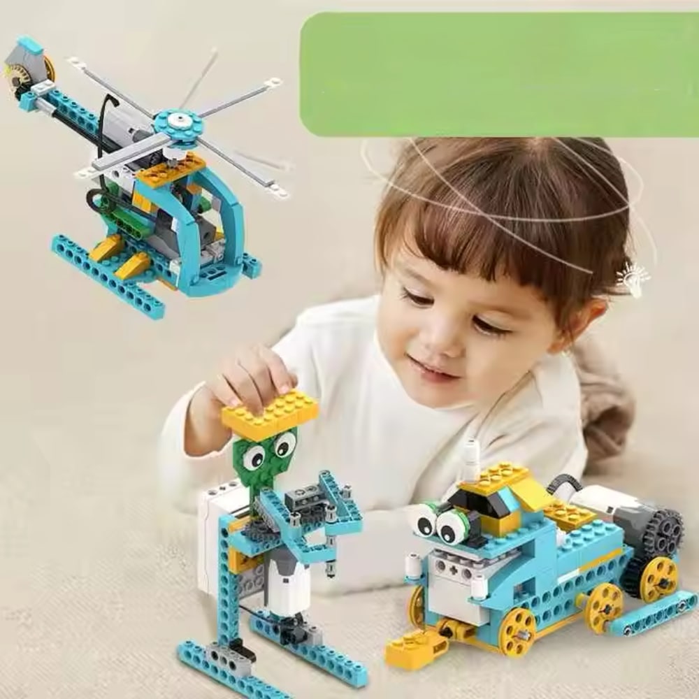 Roboter-Set für angehende Ingenieure 50-in-1 – Intelligentes DIY-Baukastenset mit 606 Teilen und Fernbedienung