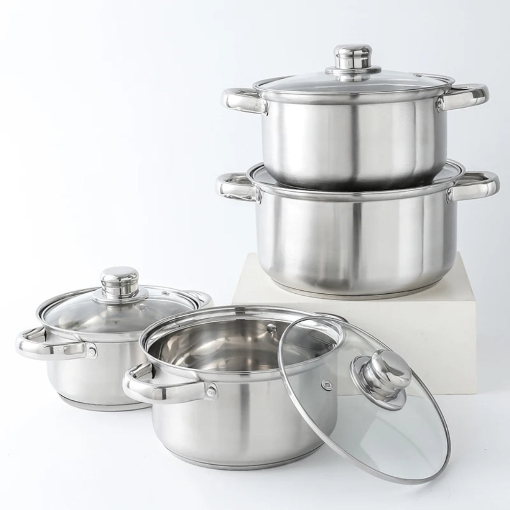 12-in-1-Edelstahl-Kochgeschirr-Set