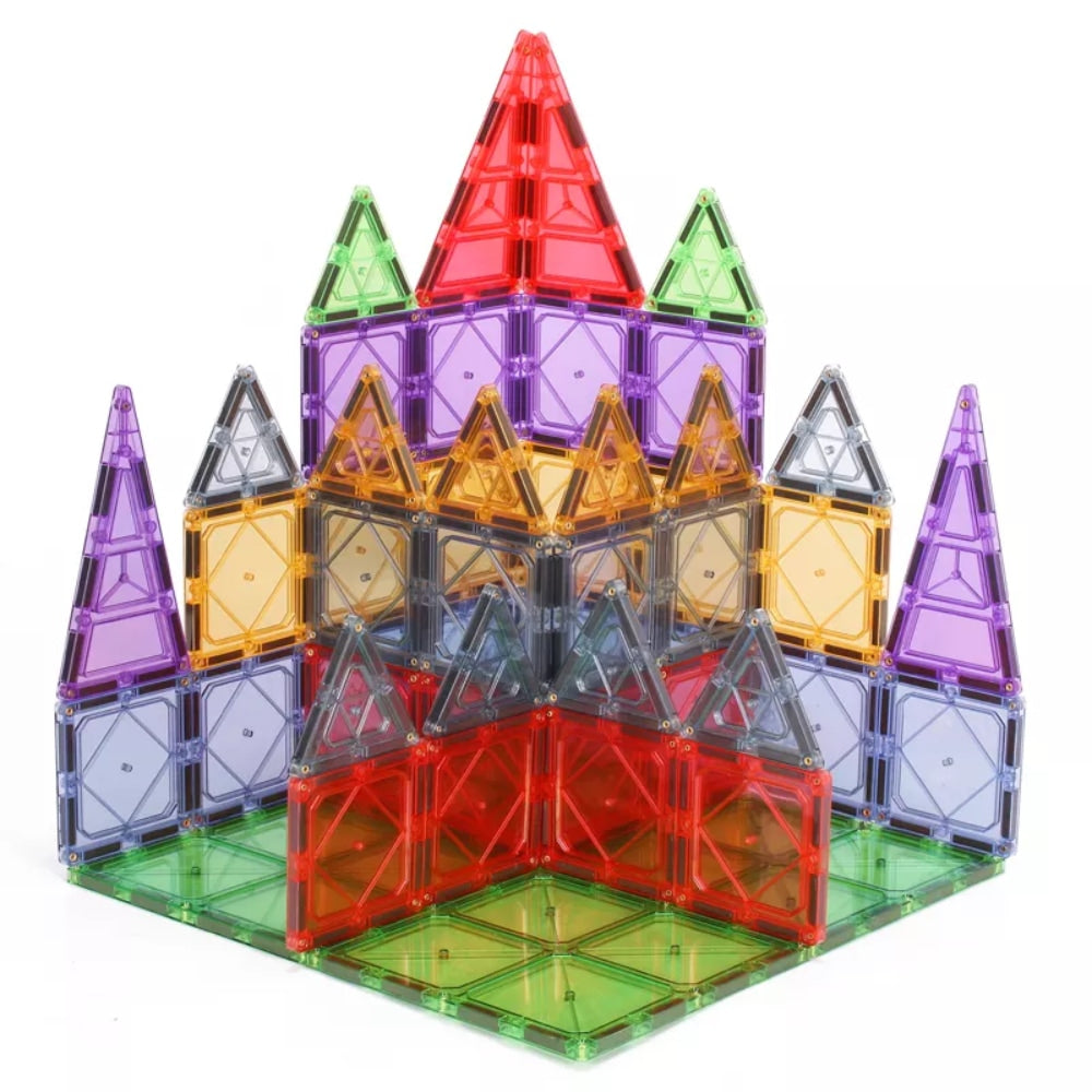 Magnetische Bausteine für Kinder ab 2 Jahre, Montessori, STEM Spielzeug – 100 Teile
