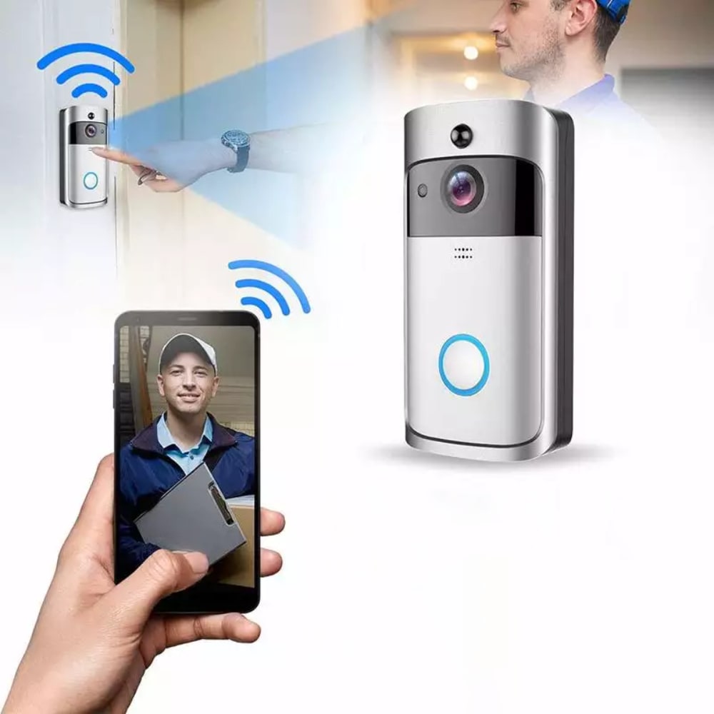 Smarte WiFi-Türklingel mit Kamera