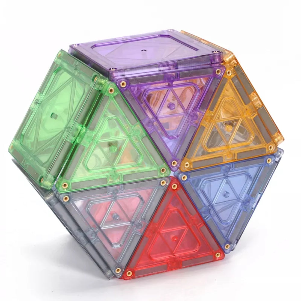Magnetische Bausteine für Kinder ab 2 Jahre, Montessori, STEM Spielzeug – 100 Teile