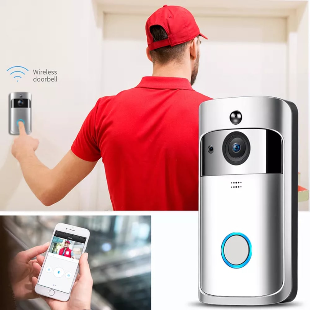 Smarte WiFi-Türklingel mit Kamera