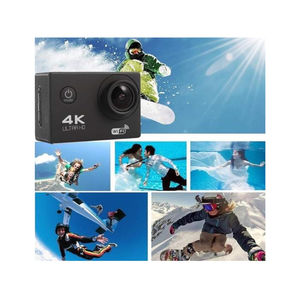 4K Ultra HD Action Kamera, wasserdicht, WiFi, 12mpx