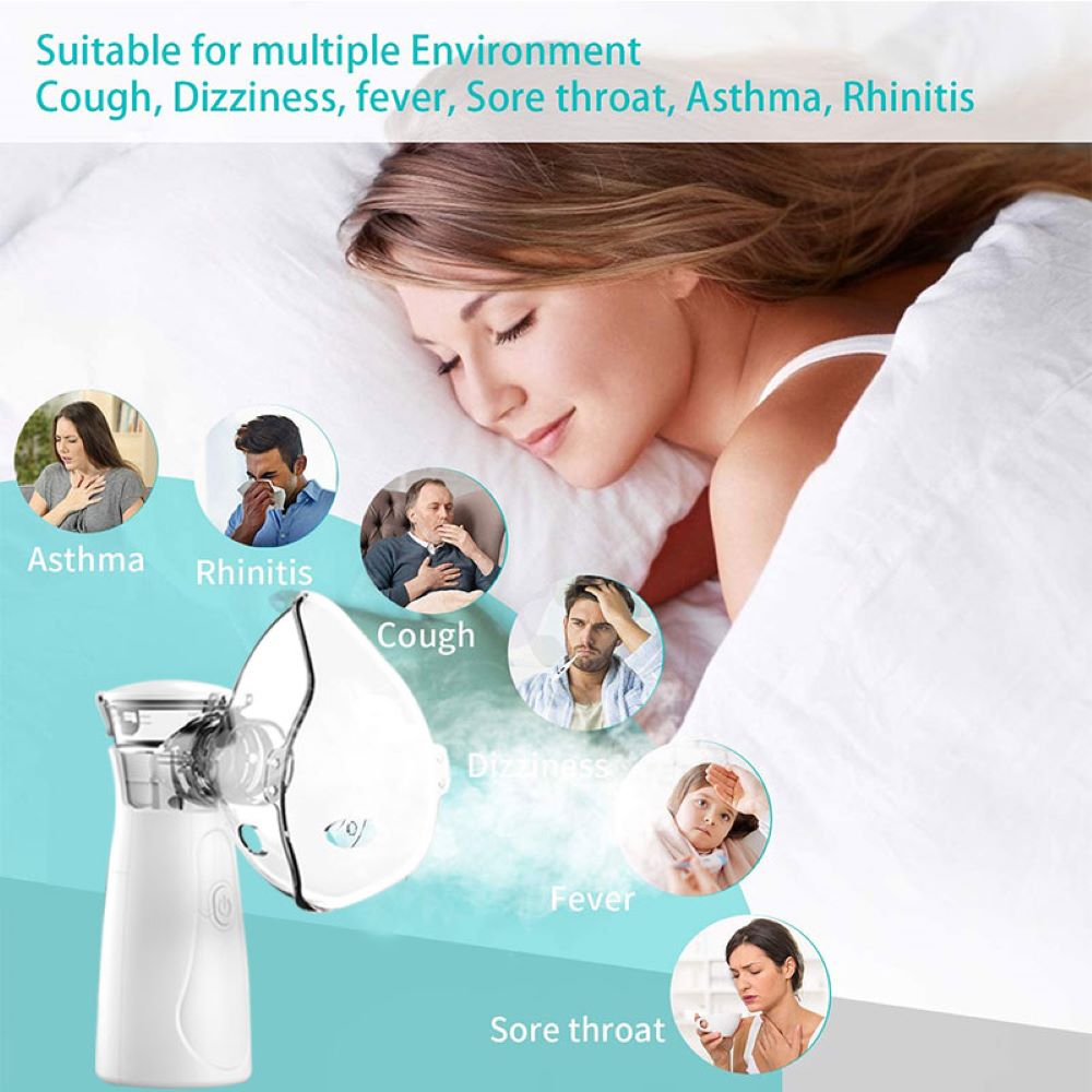 Tragbarer Inhalationsgerät für Babys, Kinder und Erwachsene.