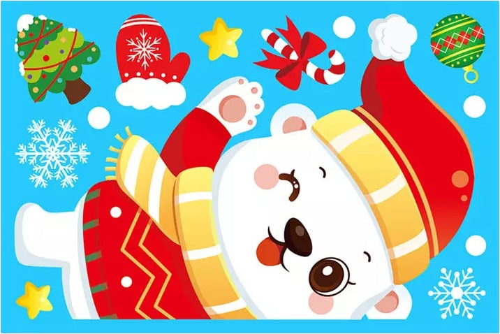 Weihnachtsaufkleber