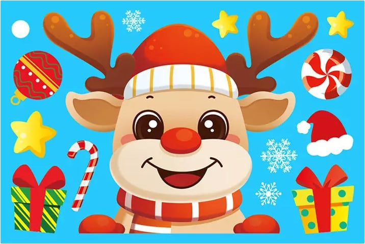 Weihnachtsaufkleber