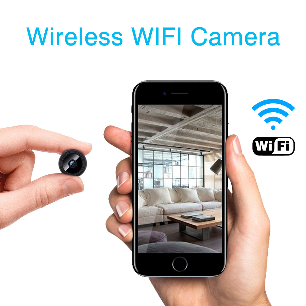 Mini-Überwachungskamera, WiFi, Live-Überwachung, Tag- und Nachtaufzeichnung